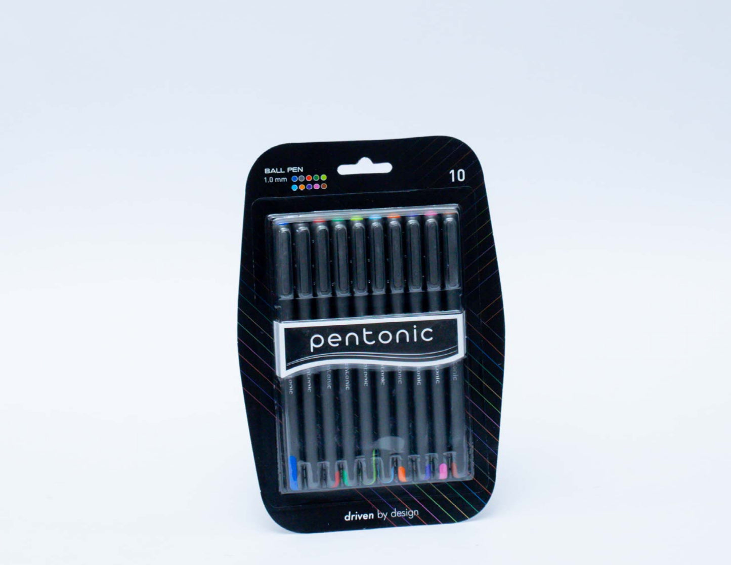 Pentonic Colour Ball Pen Set (10 Colours)