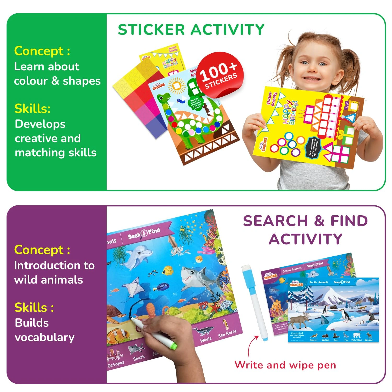 smartivity little sparks 7 IN 1 smart busy box