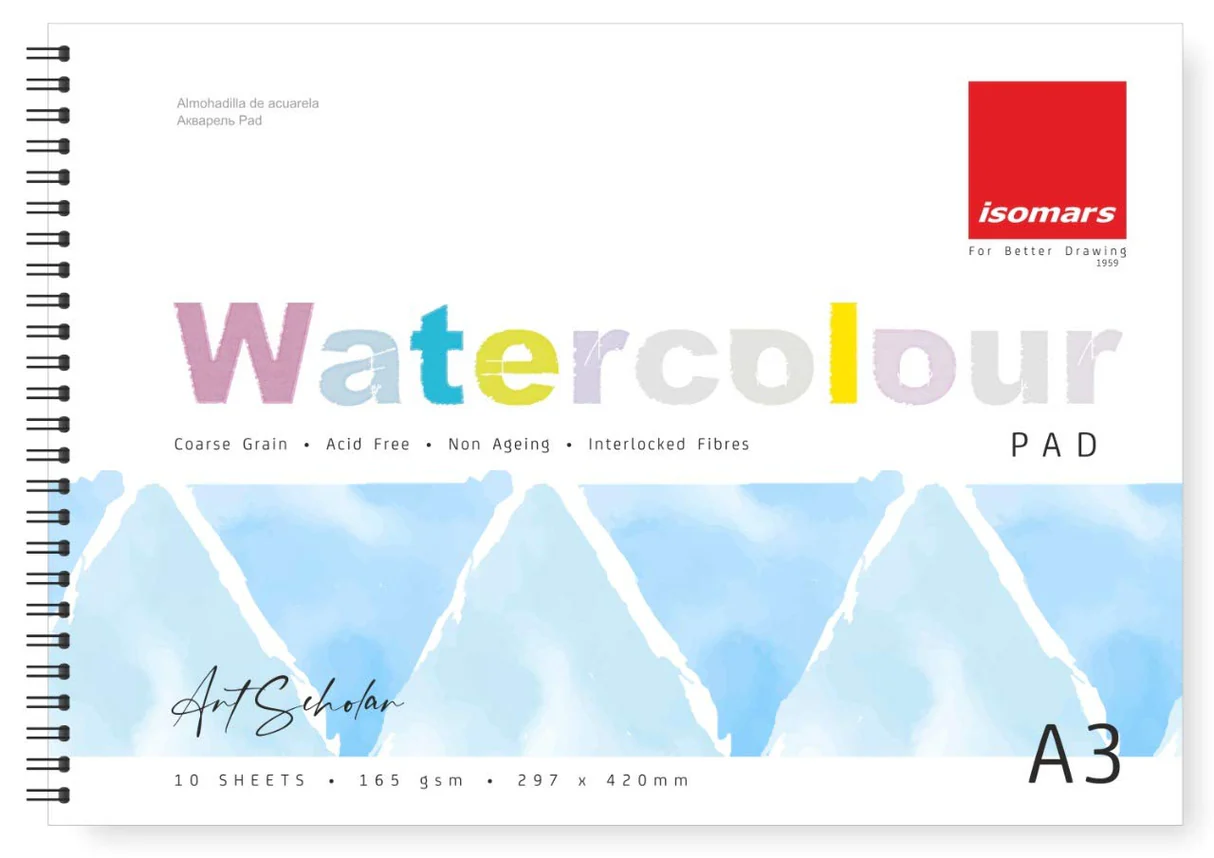 Isomars Watercolour Pad Art 165 Gsm - A3