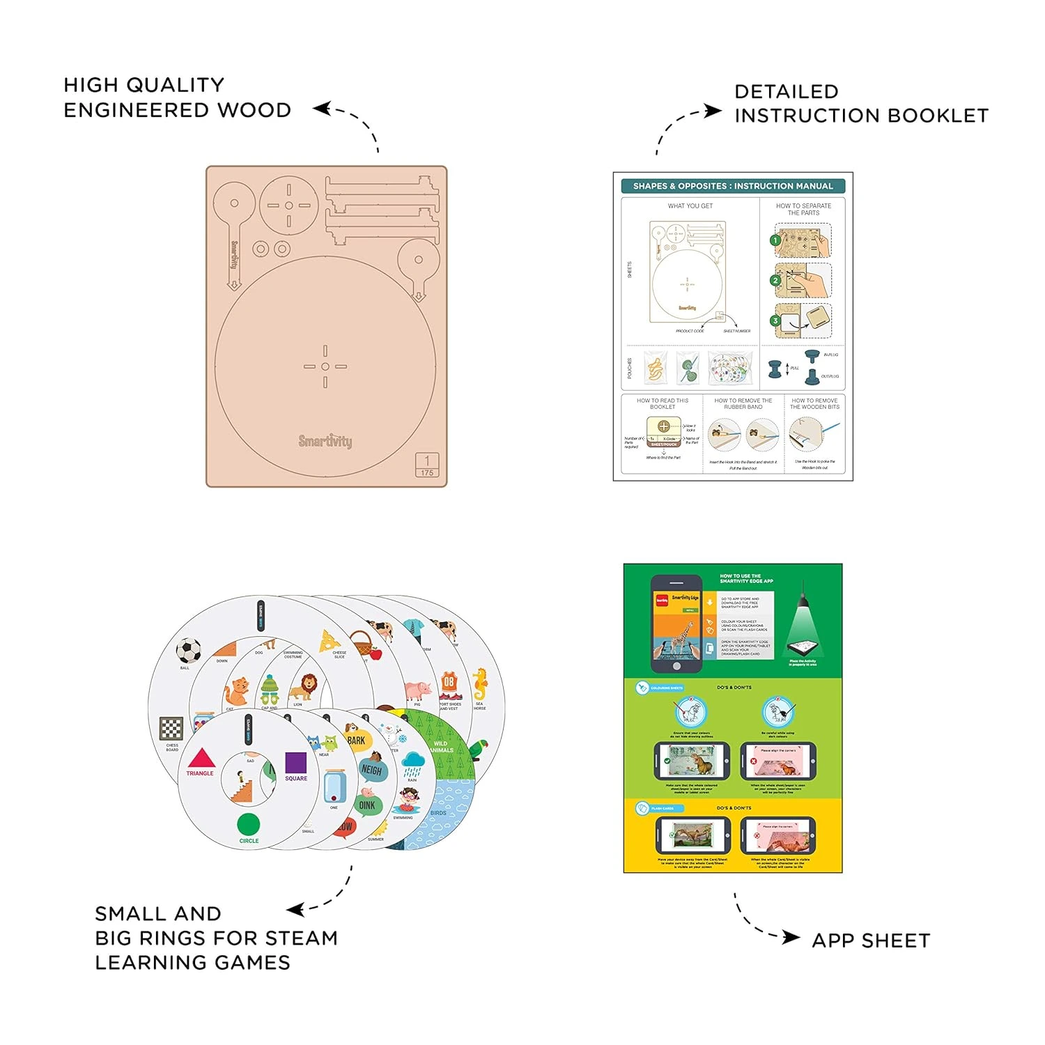 Smartivity junior shapes and opposites