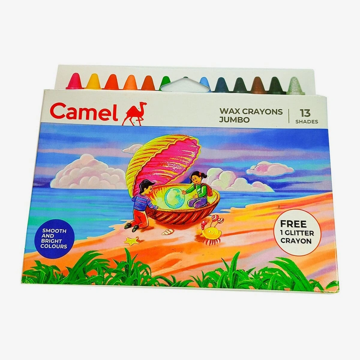 Camel Wax Crayons Jumbo 13 Shades