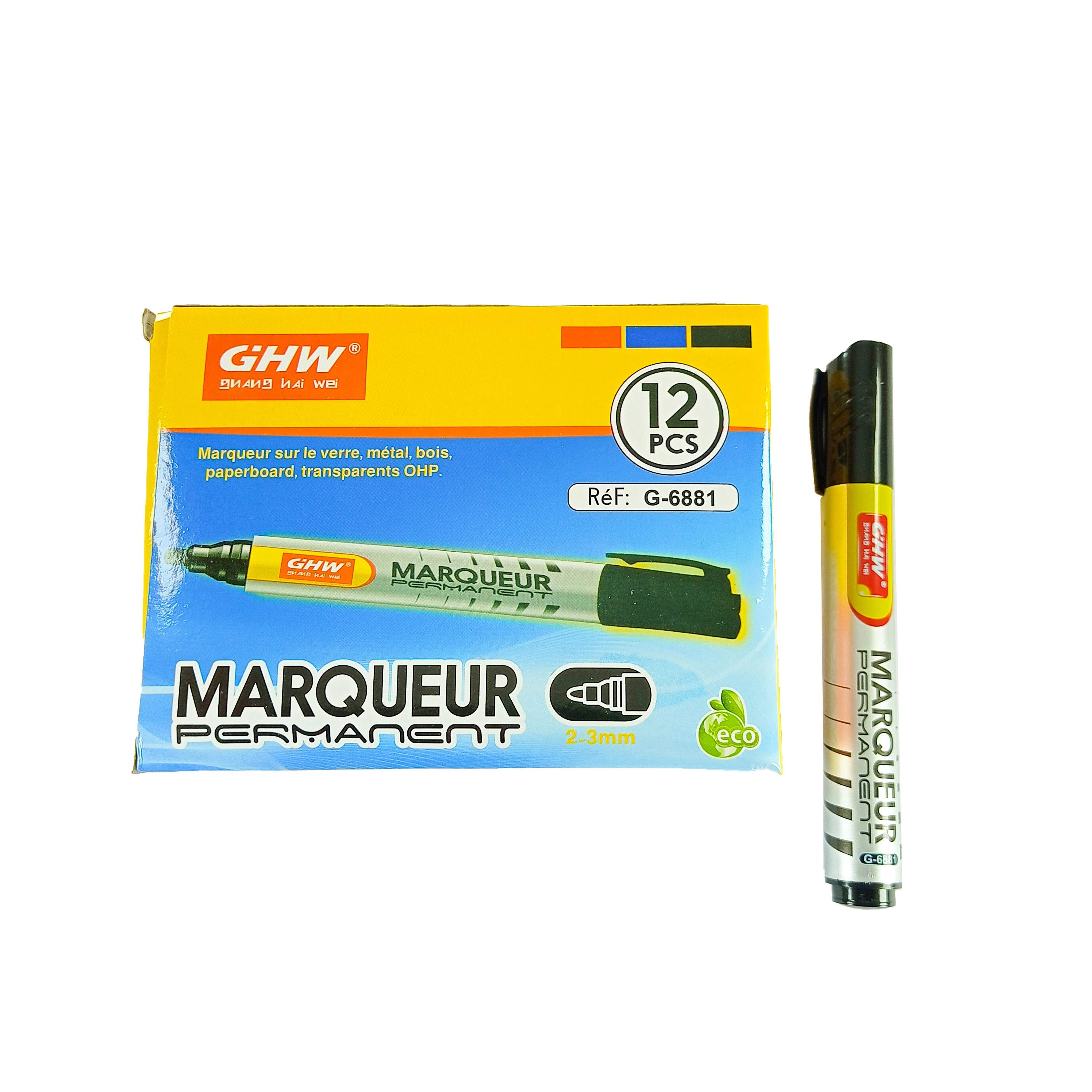 GHW Permanent Marker (Pack of 12pcs)