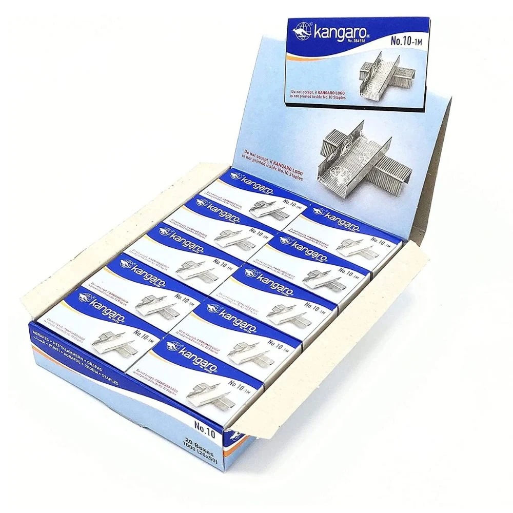 Kangaro Stapler Pin No.10 ( Pack Of 20 Boxes)