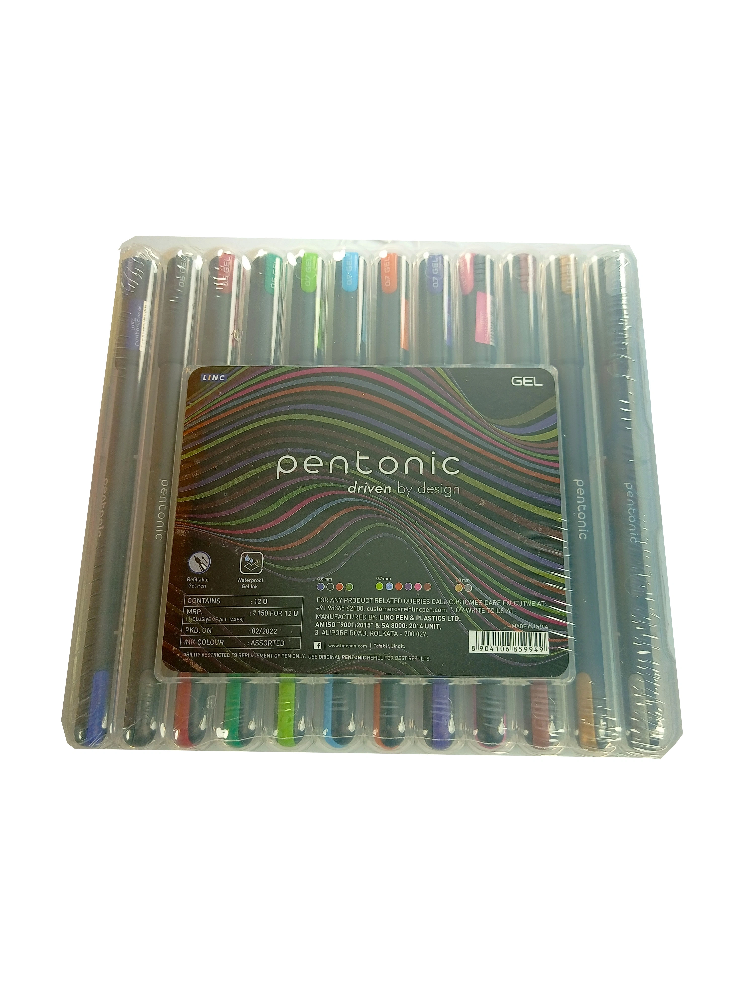linc-pentonic-gel-pen-12-colours-pack-of-12-pcs
