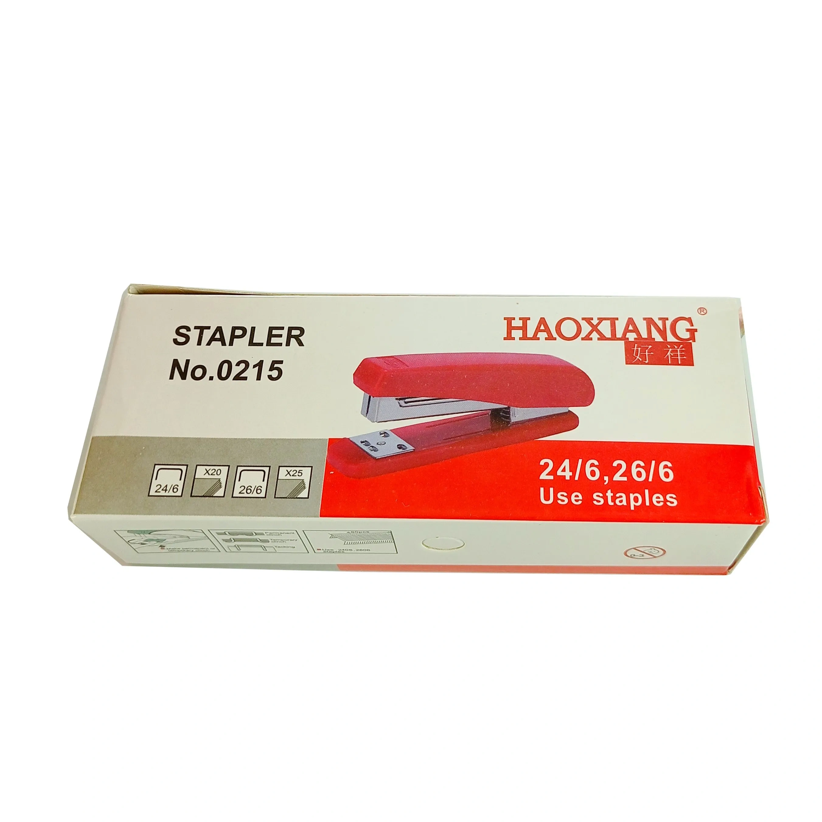 HAOXING Stapler No.0215 Use Staples (24/6,26/6