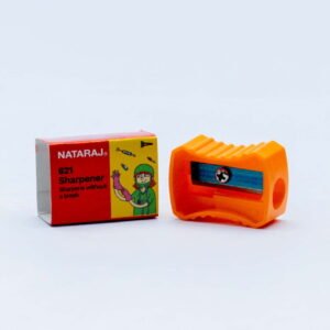 Nataraj 621 Pencil Sharpener | Original Single Hole Sharpener | High-Quality Steel Blade